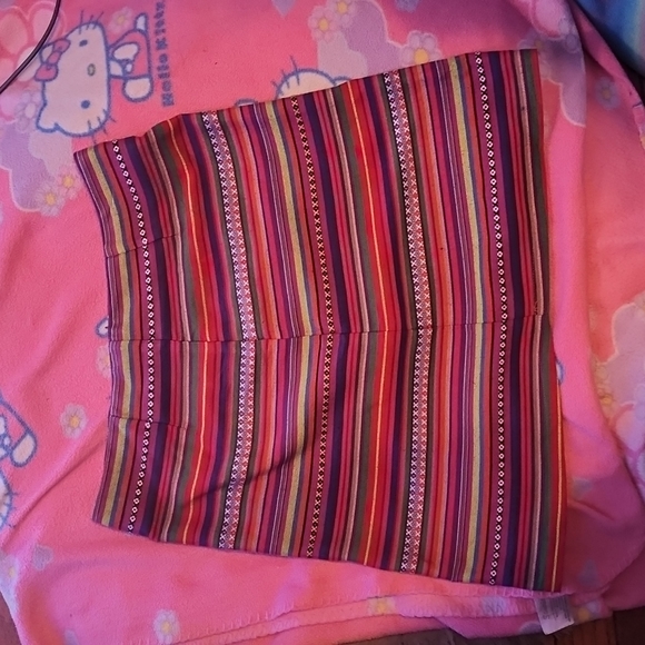 EUC colorful striped skirt - Picture 1 of 7